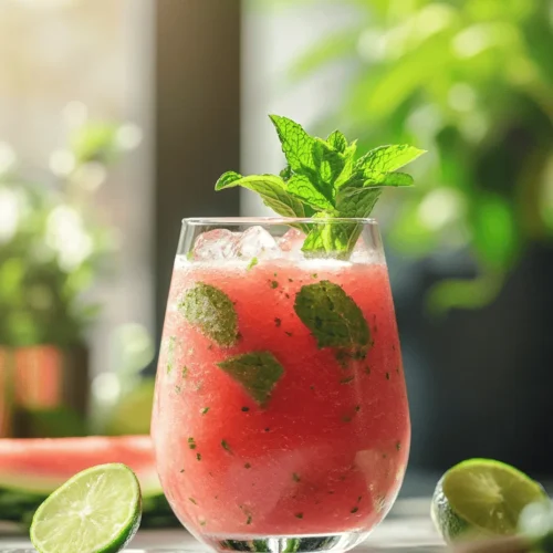 As the temperatures rise and the sun shines brighter, there’s no better way to cool off than with a refreshing smoothie. Smoothies have surged in popularity as a go-to beverage for those seeking a delicious and nutritious way to hydrate and energize. They are versatile, allowing for a variety of flavors, textures, and health benefits, making them the perfect warm-weather treat. Among the myriad of smoothie options, the Watermelon Mojito Smoothie stands out as an ideal choice for summer. Bursting with flavor and vibrancy, this drink combines the sweetness of watermelon with the zesty notes of lime and the refreshing essence of mint.