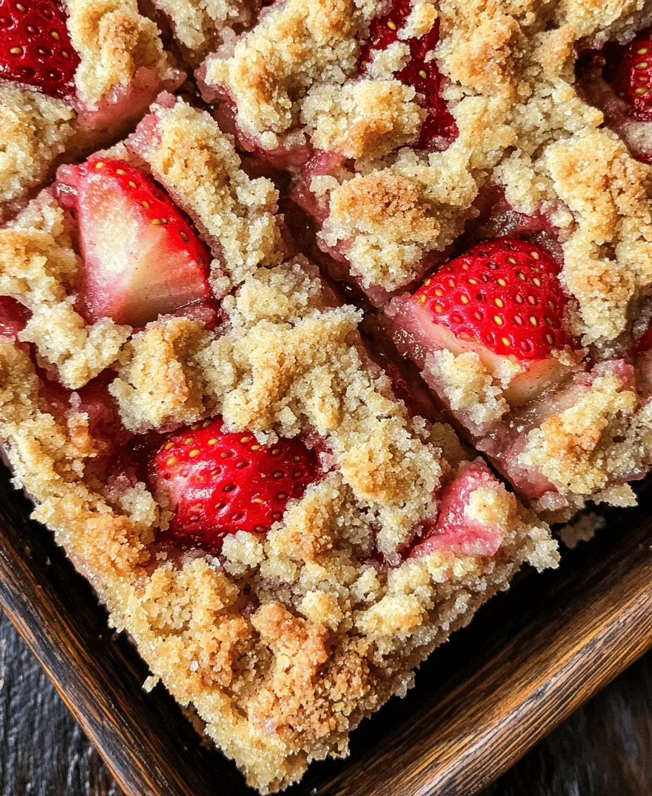 Are you ready to embark on a culinary journey that perfectly balances sweet and tart flavors? If so, then our Strawberry Rhubarb Crumb Bars are the answer to your dessert dreams! This delightful treat showcases the vibrant combination of fresh strawberries and tangy rhubarb, making it a sensational choice for any occasion. These crumb bars are not only a crowd-pleaser but also an ideal way to celebrate the arrival of spring and summer, when both strawberries and rhubarb are in their prime.