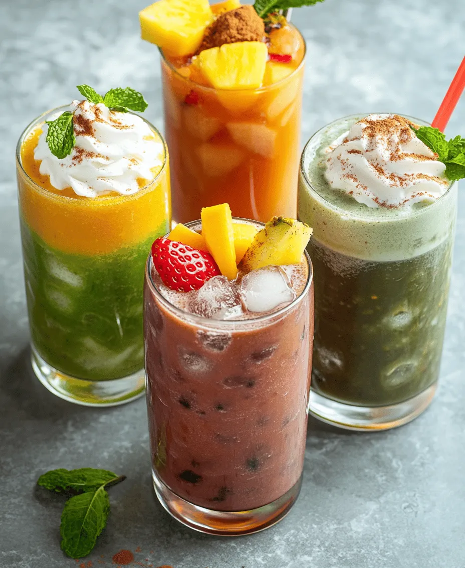 Understanding the advantages of making drinks at home is essential for appreciating these recipes. One of the primary benefits is the control you gain over the ingredients. When you prepare beverages yourself, you can ensure that they are fresh and healthy. You have the freedom to avoid preservatives, artificial colors, and excessive sugars commonly found in store-bought drinks. This not only enhances the flavor but also contributes to your overall health.
