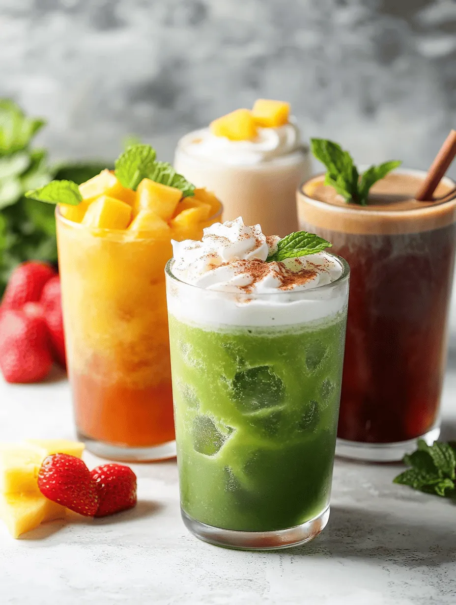Understanding the advantages of making drinks at home is essential for appreciating these recipes. One of the primary benefits is the control you gain over the ingredients. When you prepare beverages yourself, you can ensure that they are fresh and healthy. You have the freedom to avoid preservatives, artificial colors, and excessive sugars commonly found in store-bought drinks. This not only enhances the flavor but also contributes to your overall health.
