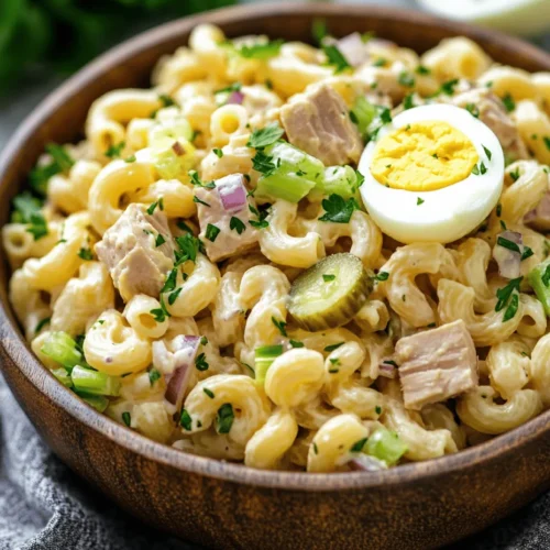 To create a truly exceptional Tuna Macaroni Salad, it’s essential to understand the role each ingredient plays in the final dish. Here’s a closer look at the main components that make this salad a crowd-pleaser.