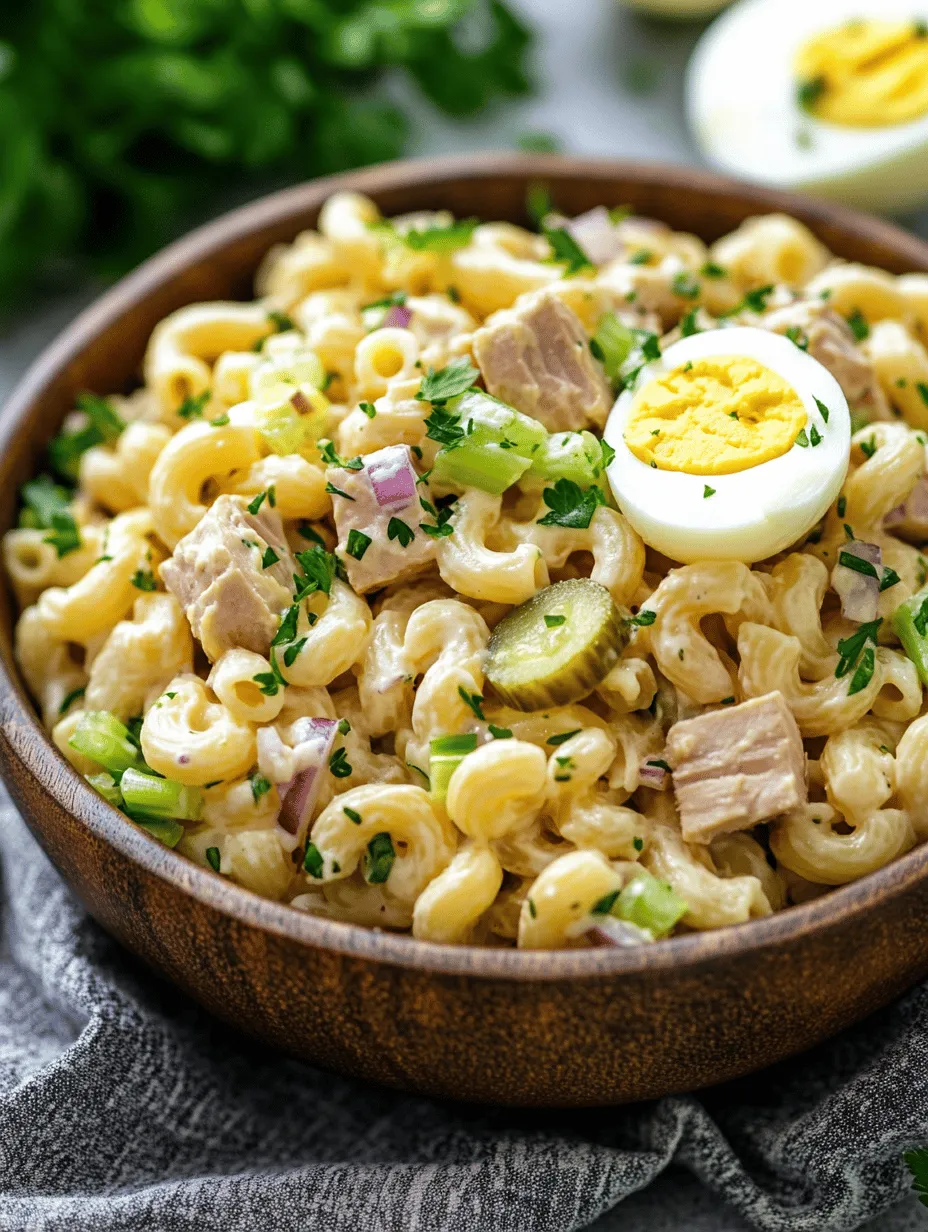 To create a truly exceptional Tuna Macaroni Salad, it’s essential to understand the role each ingredient plays in the final dish. Here’s a closer look at the main components that make this salad a crowd-pleaser.