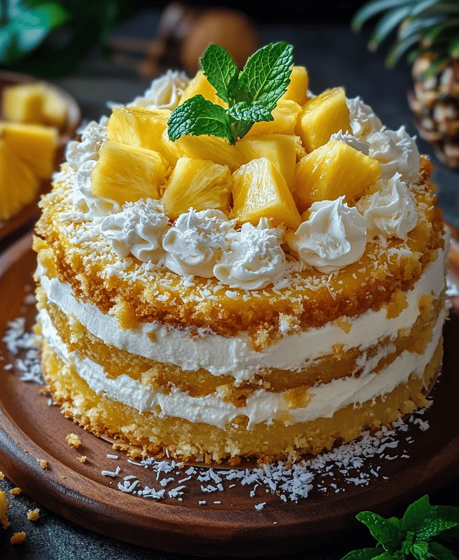 As the temperatures rise and summer beckons, our cravings often shift towards the refreshing, sunny flavors of the tropics. Desserts that embody this vibrant essence are not only a feast for the taste buds but also transport us to sun-kissed beaches and lush landscapes. One delightful creation that perfectly encapsulates this tropical indulgence is the Juicy Pineapple Heaven Cake. This cake is an ideal summer treat, boasting a harmonious balance of sweetness, delectable texture, and the invigorating freshness of pineapple.