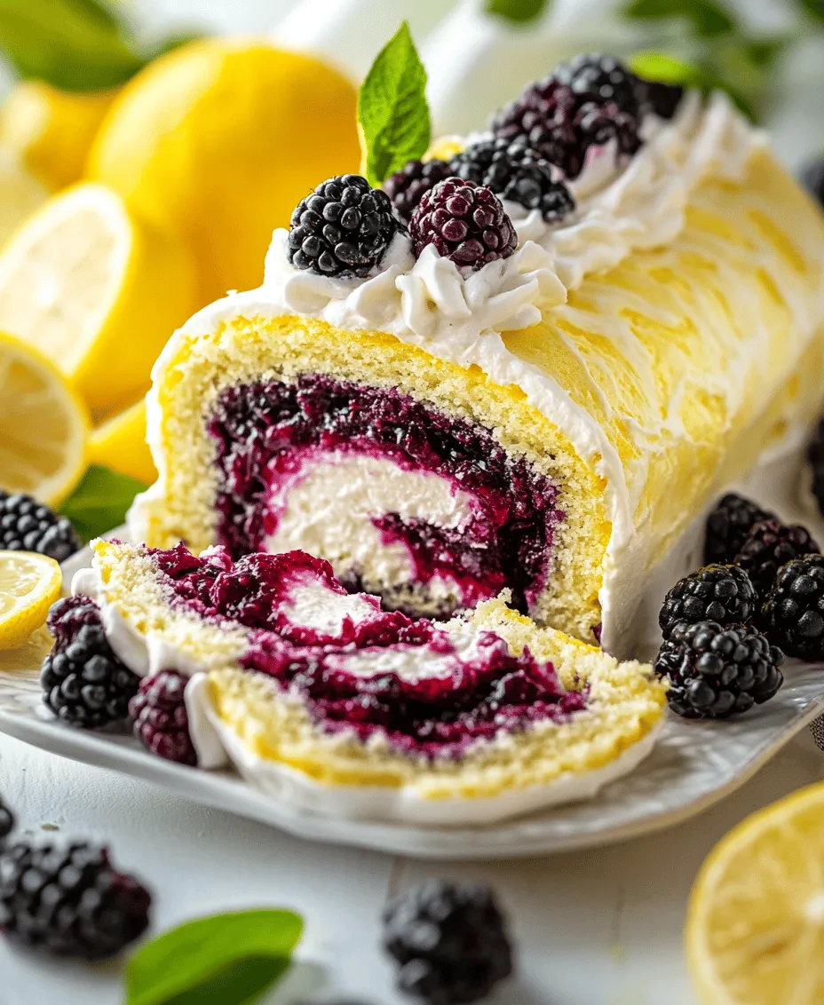 When it comes to delightful desserts, few options rival the charm of a cake roll. This elegant treat combines the fluffiness of sponge cake with the freshness of seasonal fruits, making it a perfect choice for special occasions or a cozy afternoon indulgence. In this article, we will explore the Zesty Lemon and Juicy Blackberry Cake Roll, a vibrant dessert that captures the essence of summer in every bite. The bright, tangy flavors of lemon harmoniously complement the sweet, juicy notes of blackberries, creating a cake that is both refreshing and indulgent.