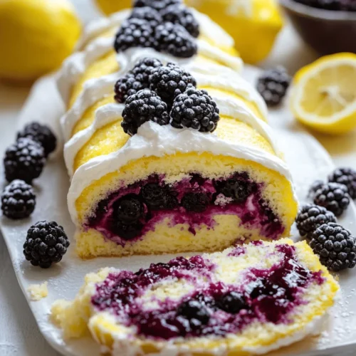 When it comes to delightful desserts, few options rival the charm of a cake roll. This elegant treat combines the fluffiness of sponge cake with the freshness of seasonal fruits, making it a perfect choice for special occasions or a cozy afternoon indulgence. In this article, we will explore the Zesty Lemon and Juicy Blackberry Cake Roll, a vibrant dessert that captures the essence of summer in every bite. The bright, tangy flavors of lemon harmoniously complement the sweet, juicy notes of blackberries, creating a cake that is both refreshing and indulgent.