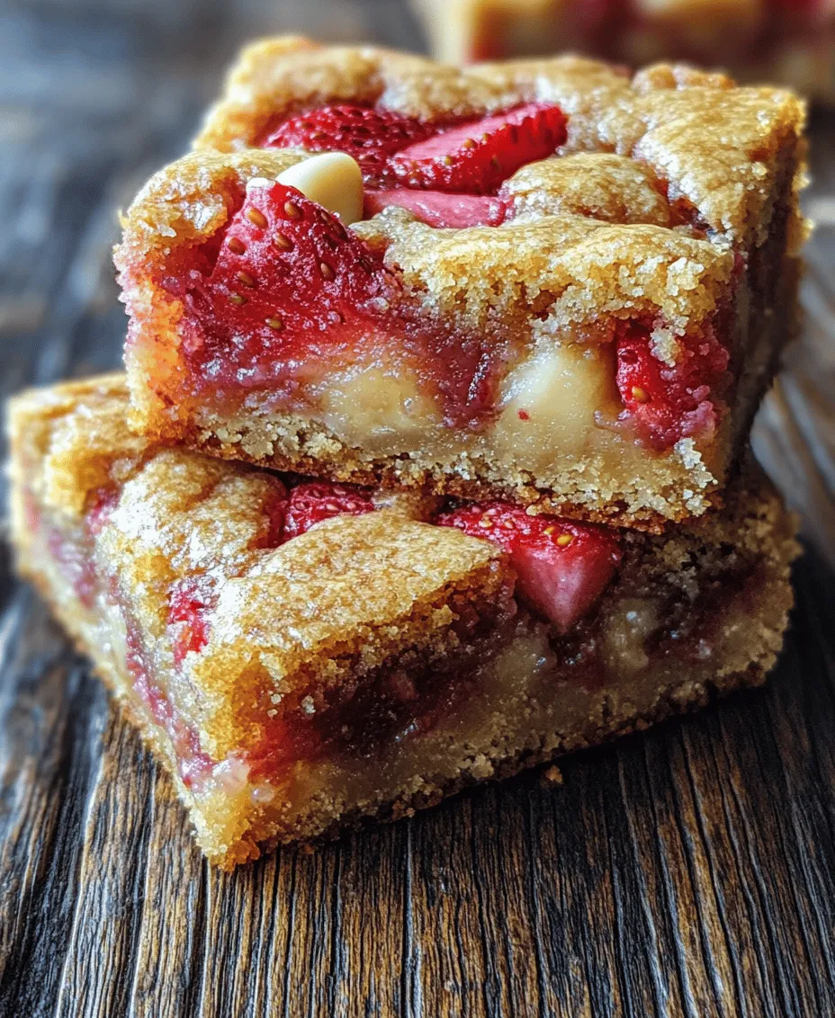 Blondies are often overshadowed by their more famous counterpart, the brownie, but these delightful treats deserve a spotlight of their own. With their rich, buttery flavor and chewy texture, blondies offer a unique dessert experience that’s both satisfying and versatile. They can be adapted to include a variety of flavors, making them a perfect canvas for creativity in the kitchen. One such irresistible variation is the Sweet & Zesty Strawberry Lemon Blondies, which combine the sweetness of ripe strawberries with the zesty tartness of fresh lemons, creating a flavor explosion that is both refreshing and indulgent.