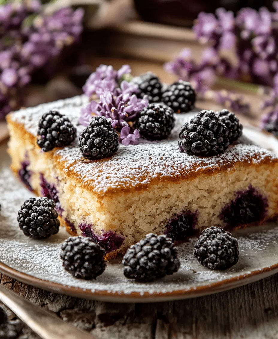 Blackberries, with their deep purple hue and sweet-tart flavor, offer a burst of freshness that enhances any dessert. When combined with the floral notes of culinary-grade lavender, the result is a cake that is both refreshing and sophisticated. The natural sweetness of the blackberries complements the subtle herbal essence of lavender, creating a flavor profile that is as intriguing as it is comforting.