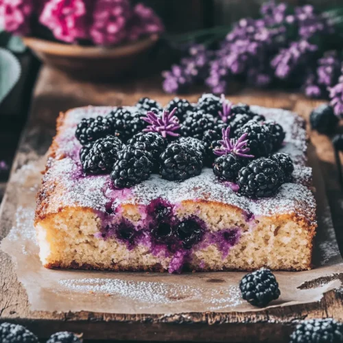 Blackberries, with their deep purple hue and sweet-tart flavor, offer a burst of freshness that enhances any dessert. When combined with the floral notes of culinary-grade lavender, the result is a cake that is both refreshing and sophisticated. The natural sweetness of the blackberries complements the subtle herbal essence of lavender, creating a flavor profile that is as intriguing as it is comforting.