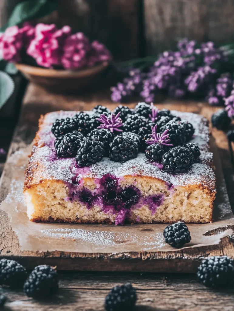 Blackberries, with their deep purple hue and sweet-tart flavor, offer a burst of freshness that enhances any dessert. When combined with the floral notes of culinary-grade lavender, the result is a cake that is both refreshing and sophisticated. The natural sweetness of the blackberries complements the subtle herbal essence of lavender, creating a flavor profile that is as intriguing as it is comforting.