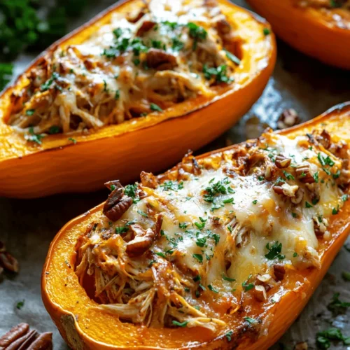 As the seasons change and the air turns crisp, there's nothing quite as comforting as a warm, hearty meal that brings family and friends together. One dish that perfectly embodies this spirit is Honey Roasted Butternut Squash Stuffed with Chicken. This delightful recipe not only pleases the palate with its harmonious balance of sweet, savory, and nutty flavors but also nourishes the body with wholesome ingredients. Imagine tender butternut squash, naturally sweetened with honey, enveloping a savory filling of juicy shredded chicken—it's a meal that captures the essence of autumn in every bite.