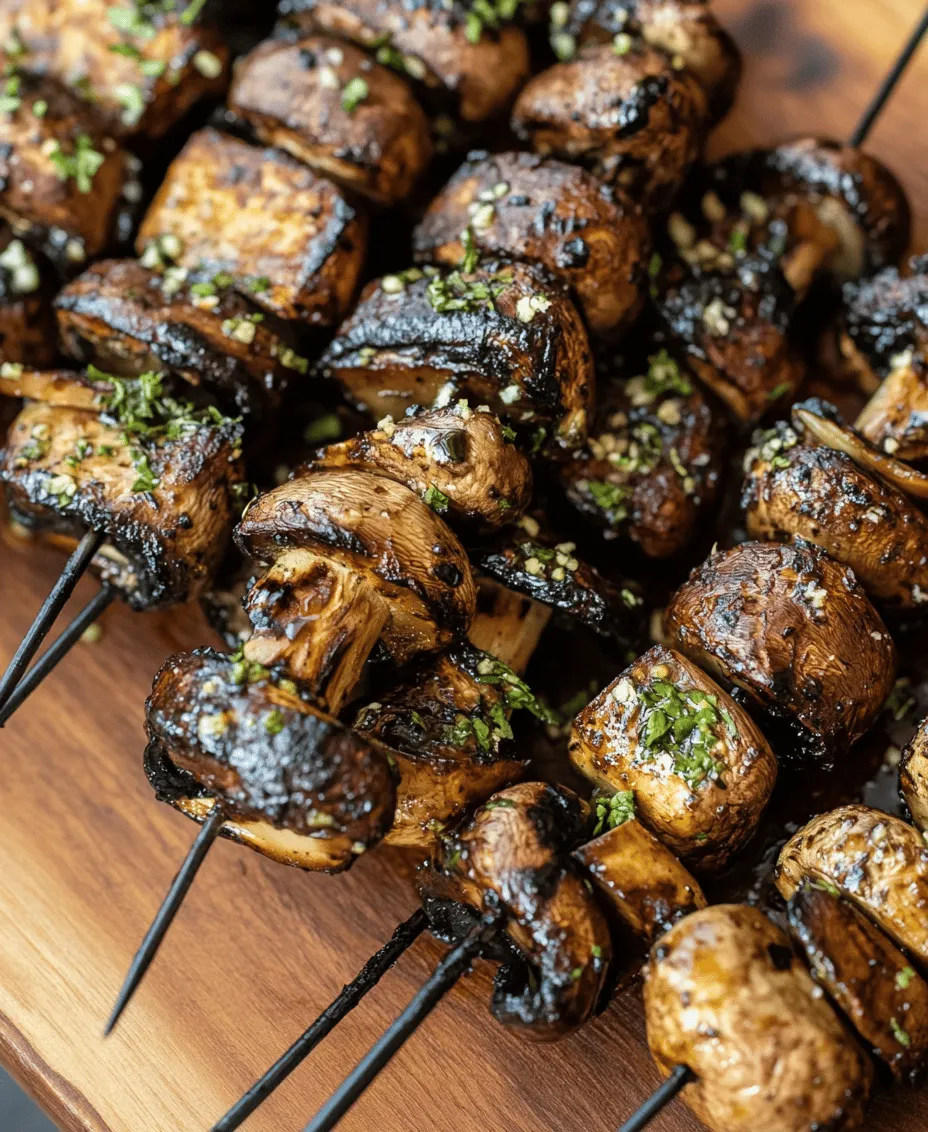 Grilled Garlic Mushroom Skewers Delight is a dish that captivates the senses with its rich aroma and savory flavors. This delightful recipe combines the earthy taste of mushrooms with the aromatic punch of garlic and herbs, resulting in a dish that is not only satisfying but also incredibly easy to prepare. Whether you’re hosting a summer barbecue or looking for a quick weeknight meal, these skewers are guaranteed to impress.