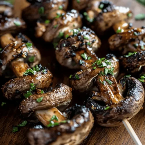 Grilled Garlic Mushroom Skewers Delight is a dish that captivates the senses with its rich aroma and savory flavors. This delightful recipe combines the earthy taste of mushrooms with the aromatic punch of garlic and herbs, resulting in a dish that is not only satisfying but also incredibly easy to prepare. Whether you’re hosting a summer barbecue or looking for a quick weeknight meal, these skewers are guaranteed to impress.