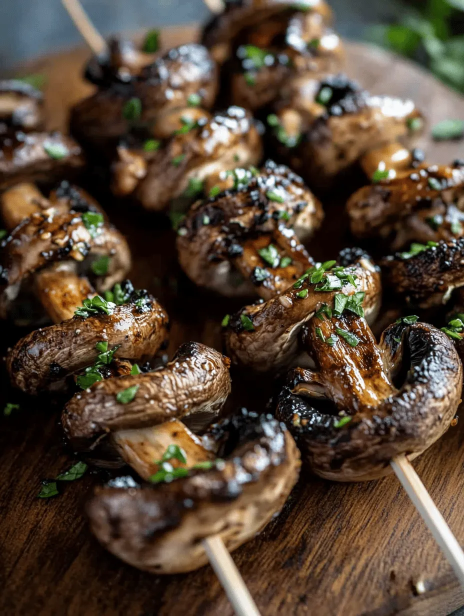 Grilled Garlic Mushroom Skewers Delight is a dish that captivates the senses with its rich aroma and savory flavors. This delightful recipe combines the earthy taste of mushrooms with the aromatic punch of garlic and herbs, resulting in a dish that is not only satisfying but also incredibly easy to prepare. Whether you’re hosting a summer barbecue or looking for a quick weeknight meal, these skewers are guaranteed to impress.