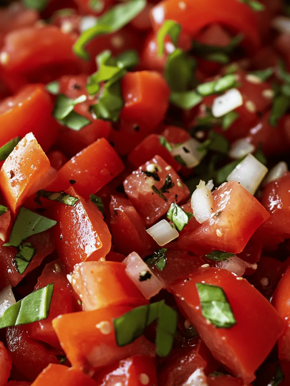 Welcome to the world of Red Recipe Harmony, a dish that celebrates the vibrant colors and fresh flavors of nature's bounty. This recipe is more than just a meal; it's an experience that captures the essence of healthy eating while being quick and easy to prepare. Imagine a plate adorned with the rich reds of ripe tomatoes, the crisp sweetness of red bell peppers, and the aromatic depth of onions and garlic. Each ingredient is thoughtfully chosen to create a dish that is as visually stunning as it is delicious.