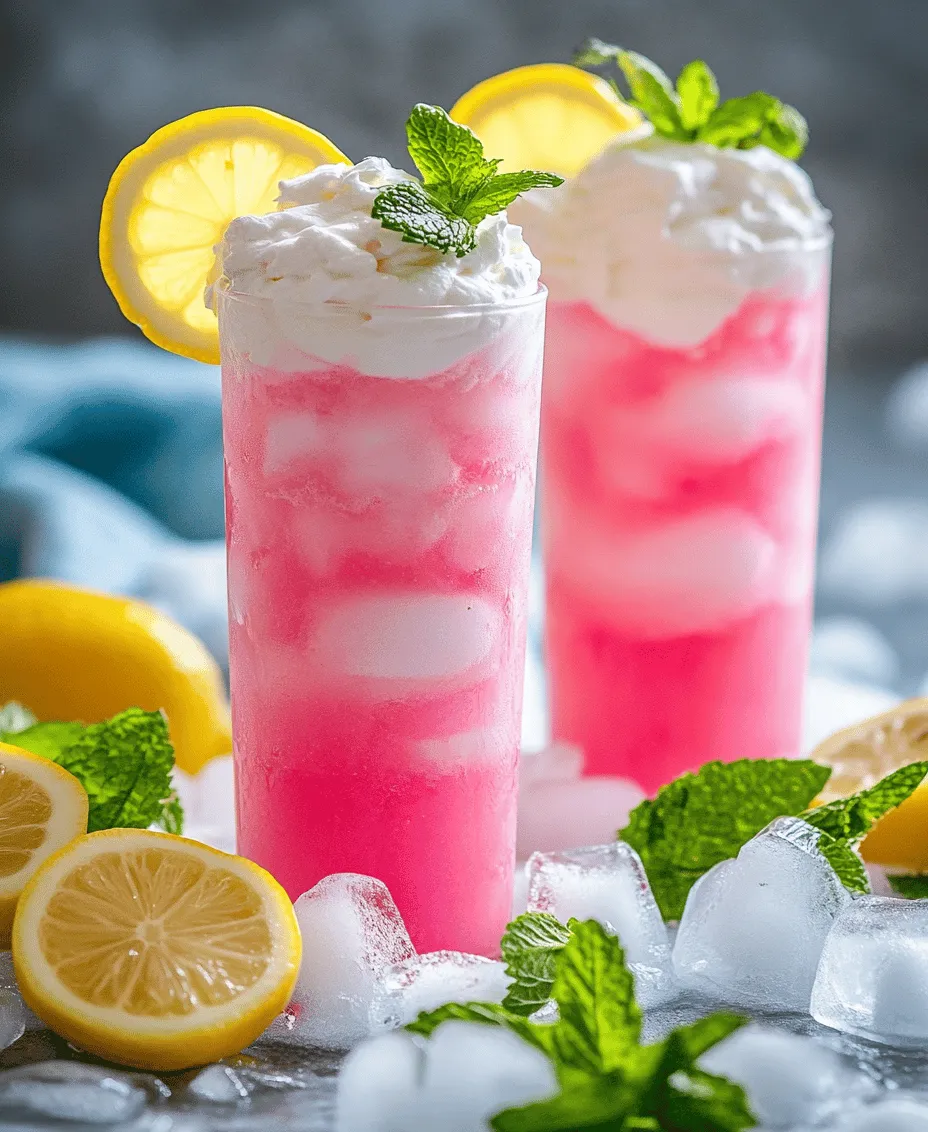 As the sun shines brightly and temperatures rise, nothing quenches your thirst quite like a refreshing beverage. Enter Whipped Pink Lemonade, an irresistibly delightful drink that perfectly balances tart and sweet flavors. This vibrant concoction is not only visually stunning, but it also provides a burst of refreshing taste that will leave you feeling rejuvenated. Whipped Pink Lemonade combines the zesty brightness of freshly squeezed lemons with the sweetness of sugar and the fruity undertones of cranberry juice, creating a drink that is perfect for any occasion.