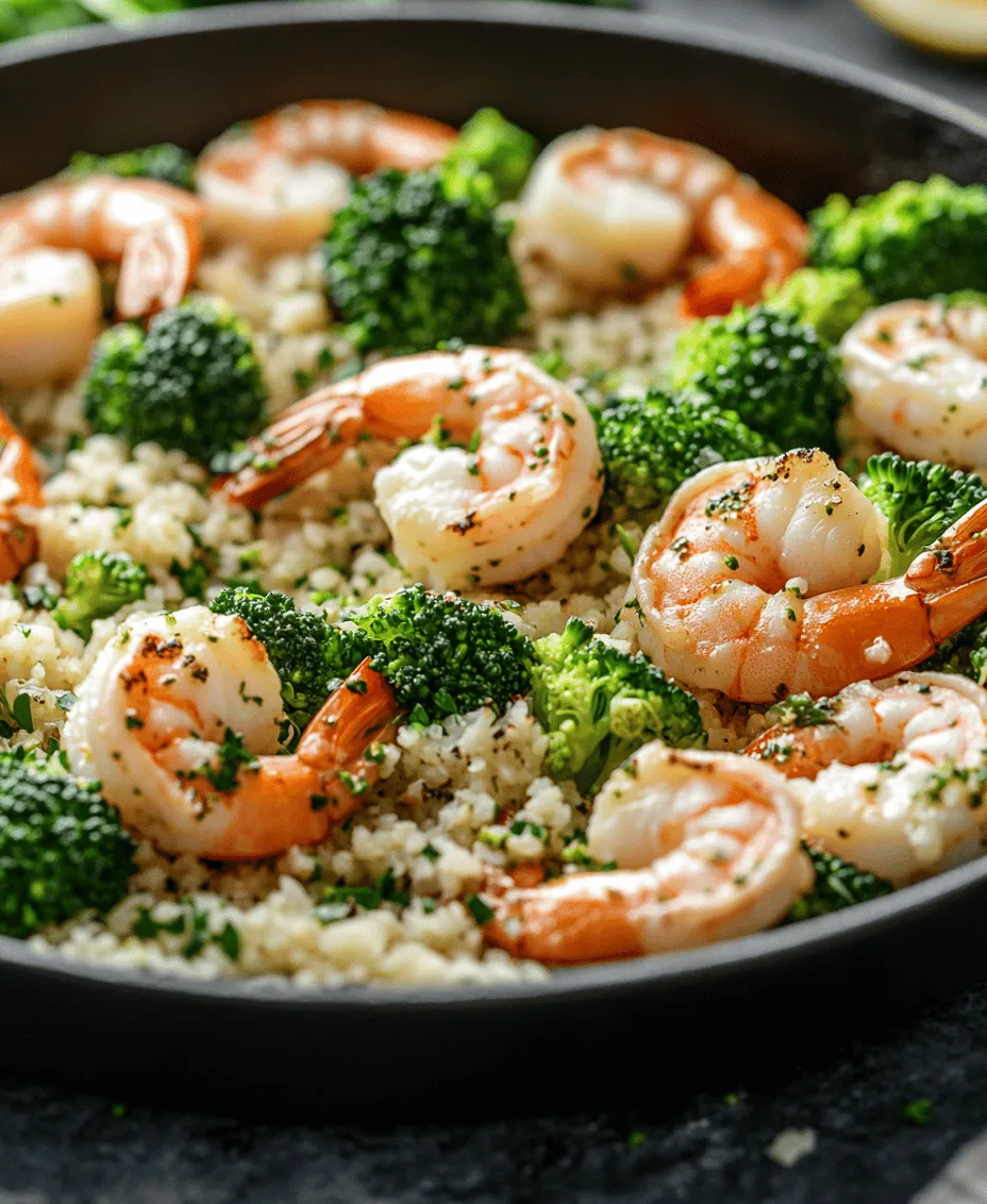 In today's fast-paced world, finding quick yet nutritious meal options is essential for maintaining a healthy lifestyle. One such delightful dish is Garlic Butter Shrimp with Broccoli Rice. This recipe is not only packed with flavor but is also low in carbs, making it perfect for anyone looking to maintain a balanced diet without sacrificing taste. The combination of succulent shrimp, vibrant broccoli, and aromatic garlic creates a dish that is as satisfying as it is healthy.