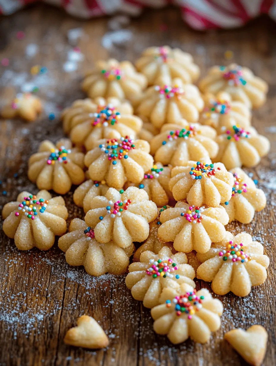 Spritz cookies boast a rich history that dates back to the early 19th century in Germany. The name "spritz" comes from the German word "spritzen," which means "to squirt" or "to spray"—a nod to the method of shaping these cookies using a cookie press. Traditionally, spritz cookies were made during festive seasons, especially during Christmas, when families would come together to bake and create beautiful cookie assortments.