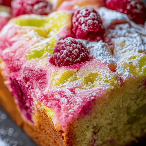 Rhubarb and raspberry are two ingredients that, when combined, create an extraordinary flavor experience. The tartness of rhubarb beautifully complements the sweetness of raspberries, crafting a balance that is both refreshing and indulgent. This unique flavor pairing is the perfect foundation for a delightful dessert, and one of the best ways to showcase these fruits is through a stunning marble cake.