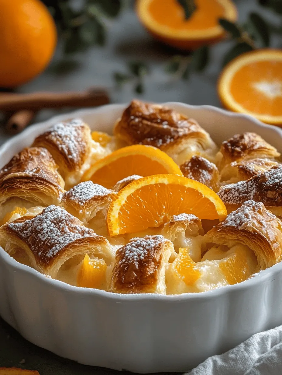 Imagine waking up to the delightful aroma of freshly baked croissants, infused with a hint of citrus and a dash of warmth. Enter the Whimsical Orange Croissant Breakfast Bake – a dish that transforms your ordinary morning into a culinary adventure. This enchanting recipe draws inspiration from the classic French pastry, elevating it into a breakfast bake that is not only visually appealing but also bursting with flavors that dance on your palate.