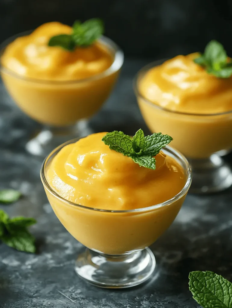 Mango mousse is a dessert that captures the essence of tropical indulgence, offering a light and refreshing treat that is sure to impress. This luscious dessert is not just a feast for the eyes; it is a delightful combination of flavors and textures that make it a perfect choice for any occasion, from casual family gatherings to elegant dinner parties. The beauty of mango mousse lies in its simplicity—crafted with fresh ingredients, it showcases the vibrant taste of ripe mangoes while maintaining a light, airy consistency that melts in your mouth.