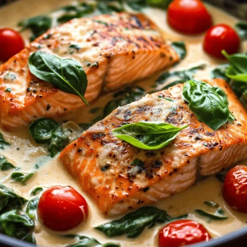 Exploring the flavors of Tuscany can be a delightful experience, especially when it comes to creating a dish that captures the essence of this beautiful Italian region. Enter Tuscan Garlic Salmon with Spinach and Tomato—a vibrant recipe that harmoniously combines rich, savory salmon with the aromatic allure of garlic, paired with the freshness of spinach and cherry tomatoes. This dish is more than just a meal; it’s a celebration of Mediterranean ingredients and culinary traditions that not only satisfy the palate but also nourish the body.
