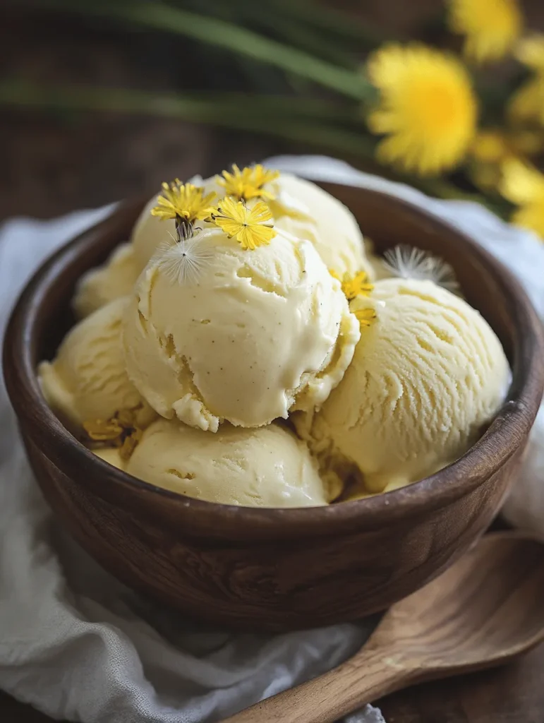 In the realm of desserts, few ingredients can boast the same level of uniqueness as dandelions. Often dismissed as mere weeds, dandelions offer a surprising array of culinary possibilities, especially in sweet treats. The trend of foraging and incorporating wild ingredients into cooking and baking has gained momentum in recent years, inviting adventurous eaters to explore the natural flavors that can be found right in their backyards. One such innovative creation is the Dandelion & Honey Ice Cream Delight, a refreshing dessert that not only delights the taste buds but also showcases the beauty of seasonal ingredients.