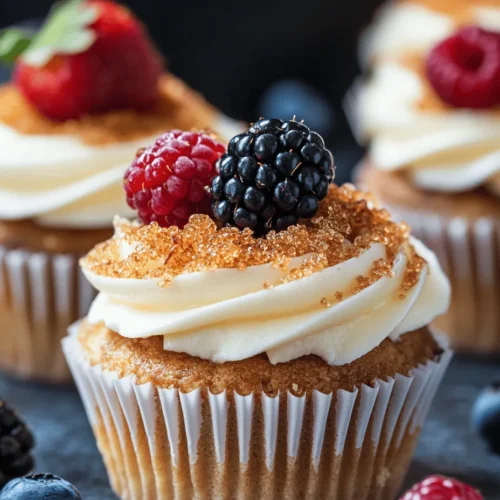 Desserts have an unparalleled ability to elevate any meal, transforming a regular dining experience into a memorable occasion. Among the myriad of sweet creations, few can rival the indulgence and sophistication of Vanilla Bean Crème Brûlée Cheesecake Cupcakes. This delightful dessert marries the classic elements of crème brûlée with the rich and creamy texture of cheesecake, all encapsulated in a convenient cupcake format. Each bite offers a luscious creaminess, perfectly balanced by a crispy, caramelized sugar topping that adds a satisfying crunch, making these cupcakes a show-stopping addition to any gathering or a sumptuous treat for personal indulgence.