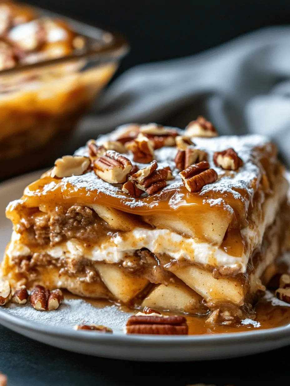 Imagine a dessert that brings together the warm, comforting flavors of cinnamon rolls with the sweet and tangy allure of caramel apples. Introducing the Caramel Apple Cinnamon Roll Lasagna, a decadent treat that redefines dessert layering. This unique dessert combines all the best elements of two beloved classics, creating an indulgent experience that is perfect for gatherings, celebrations, or simply satisfying a sweet tooth.