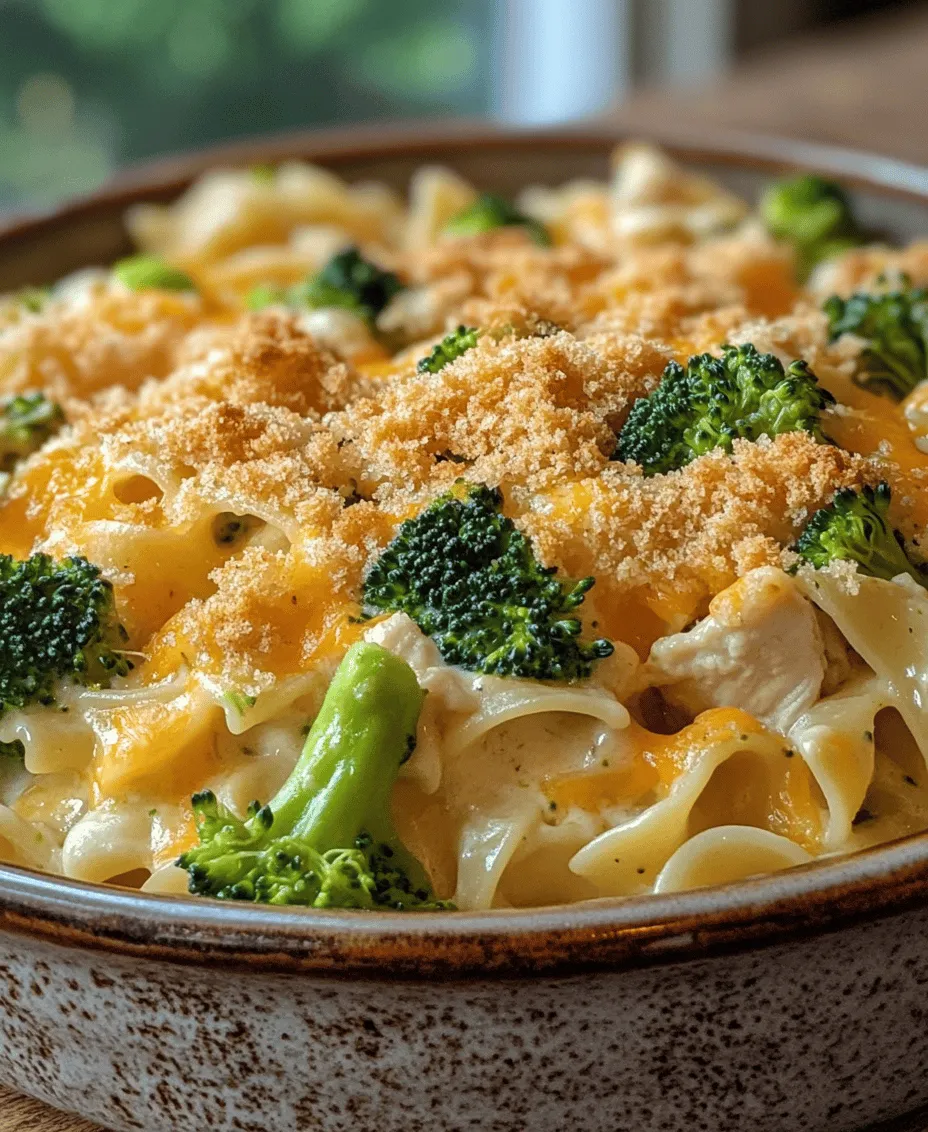 When it comes to comfort food, few dishes can compete with the heartwarming embrace of a Cheesy Broccoli Chicken Noodle Bake. This delightful casserole combines tender chicken, vibrant broccoli, and creamy noodles, all enveloped in a rich, cheesy sauce. It’s a dish that not only warms the soul but also satisfies the palate, making it a perfect centerpiece for family dinners and gatherings alike.