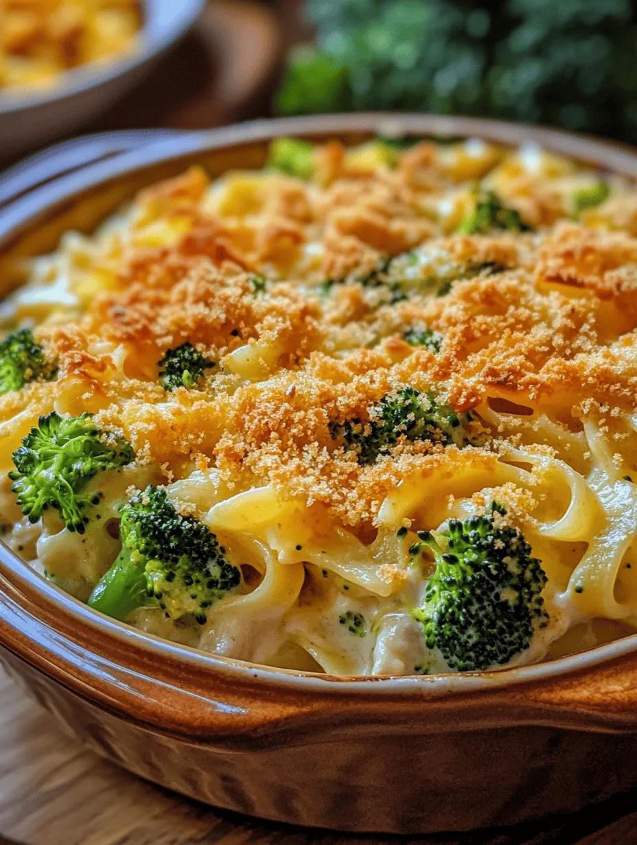When it comes to comfort food, few dishes can compete with the heartwarming embrace of a Cheesy Broccoli Chicken Noodle Bake. This delightful casserole combines tender chicken, vibrant broccoli, and creamy noodles, all enveloped in a rich, cheesy sauce. It’s a dish that not only warms the soul but also satisfies the palate, making it a perfect centerpiece for family dinners and gatherings alike.