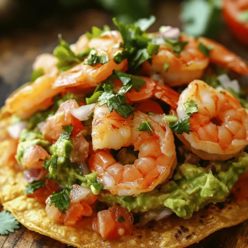 As the warm sun shines and the days grow longer, there’s nothing quite like a light, refreshing meal to celebrate the essence of summer. Enter Shrimpy Delight Tostadas, a vibrant dish that encapsulates the spirit of the season. These tostadas are not only visually appealing with their colorful toppings but also offer a burst of fresh flavors that are perfect for any summer gathering or family dinner. Whether you're entertaining guests or enjoying a quiet evening at home, this dish promises to be a hit.