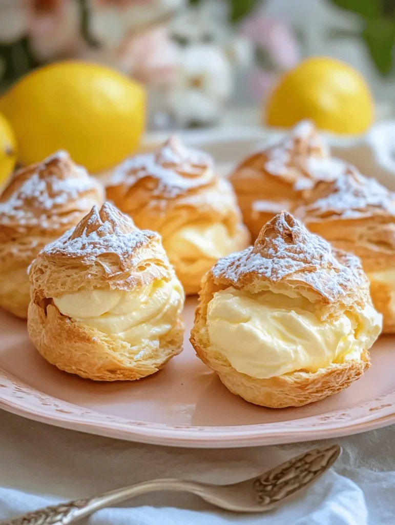 As the days grow warmer and flowers begin to bloom, spring brings with it a sense of renewal and lightness. This is the perfect time to embrace vibrant flavors and indulge in delightful desserts that reflect the season's charm. Among the quintessential springtime treats, lemon cream puffs stand out for their refreshing taste and elegant presentation. These delightful pastries are not only a feast for the eyes but also a burst of citrusy flavor that dances on the palate.