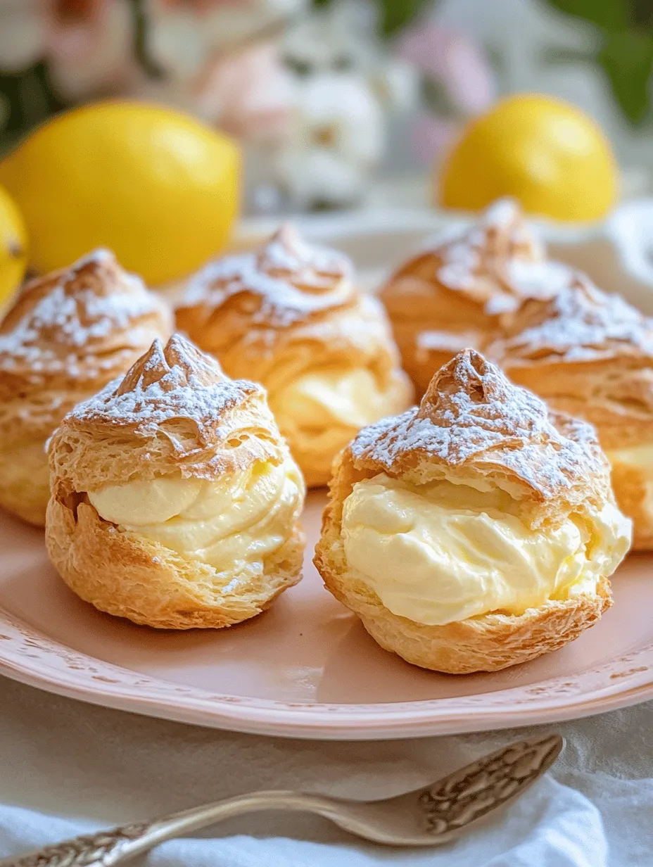 As the days grow warmer and flowers begin to bloom, spring brings with it a sense of renewal and lightness. This is the perfect time to embrace vibrant flavors and indulge in delightful desserts that reflect the season's charm. Among the quintessential springtime treats, lemon cream puffs stand out for their refreshing taste and elegant presentation. These delightful pastries are not only a feast for the eyes but also a burst of citrusy flavor that dances on the palate.