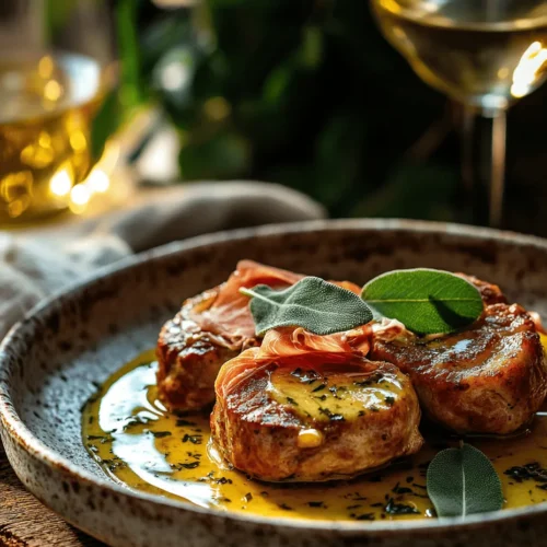 Saltimbocca Alla Romana is not just a dish; it’s a delectable journey into the heart of Italian cuisine. This classic Roman dish, which translates to "jump in the mouth," offers a delightful blend of flavors that is both simple and sophisticated. Traditionally made with veal, prosciutto, and fresh sage, Saltimbocca Alla Romana is a perfect example of how minimal ingredients can be elevated into an extraordinary meal. For anyone who appreciates the art of cooking, this dish is a must-try, appealing to both novice cooks and seasoned chefs alike.