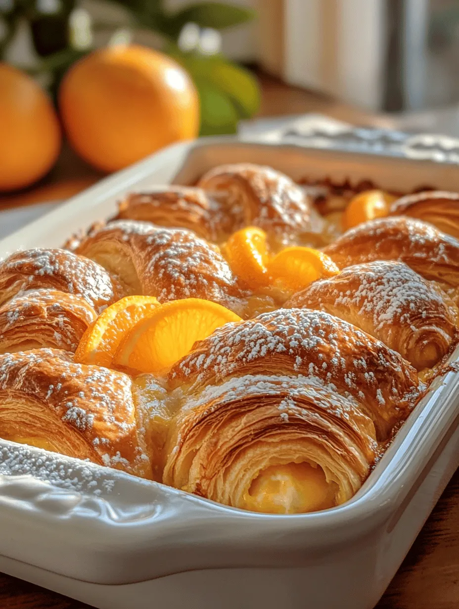 Imagine waking up to a breakfast that feels like a decadent brunch at a five-star hotel—all from the comfort of your own kitchen. The Orange Croissant Breakfast Bake is just that: a harmonious blend of rich flavors and textures that transforms everyday ingredients into a gourmet experience. This dish takes the classic croissant, a symbol of French pastry perfection, and elevates it by infusing it with zesty orange marmalade and a luscious custard base.