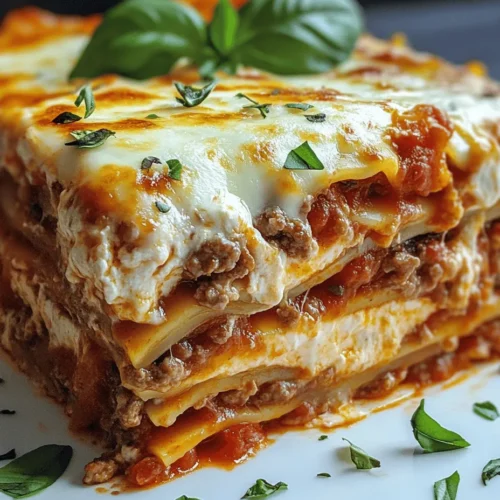What makes Lasagna Cake Delight truly special is its versatility. Whether you're hosting a casual family dinner or a festive celebration, this lasagna cake can steal the show. Its towering layers invite curiosity, while each slice reveals a delectable combination of flavors and textures that are sure to impress even the most discerning guests. The combination of rich meats, creamy cheeses, and flavorful sauces creates a harmonious blend that satisfies cravings and leaves everyone wanting more.