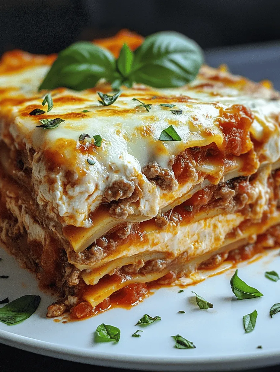 What makes Lasagna Cake Delight truly special is its versatility. Whether you're hosting a casual family dinner or a festive celebration, this lasagna cake can steal the show. Its towering layers invite curiosity, while each slice reveals a delectable combination of flavors and textures that are sure to impress even the most discerning guests. The combination of rich meats, creamy cheeses, and flavorful sauces creates a harmonious blend that satisfies cravings and leaves everyone wanting more.