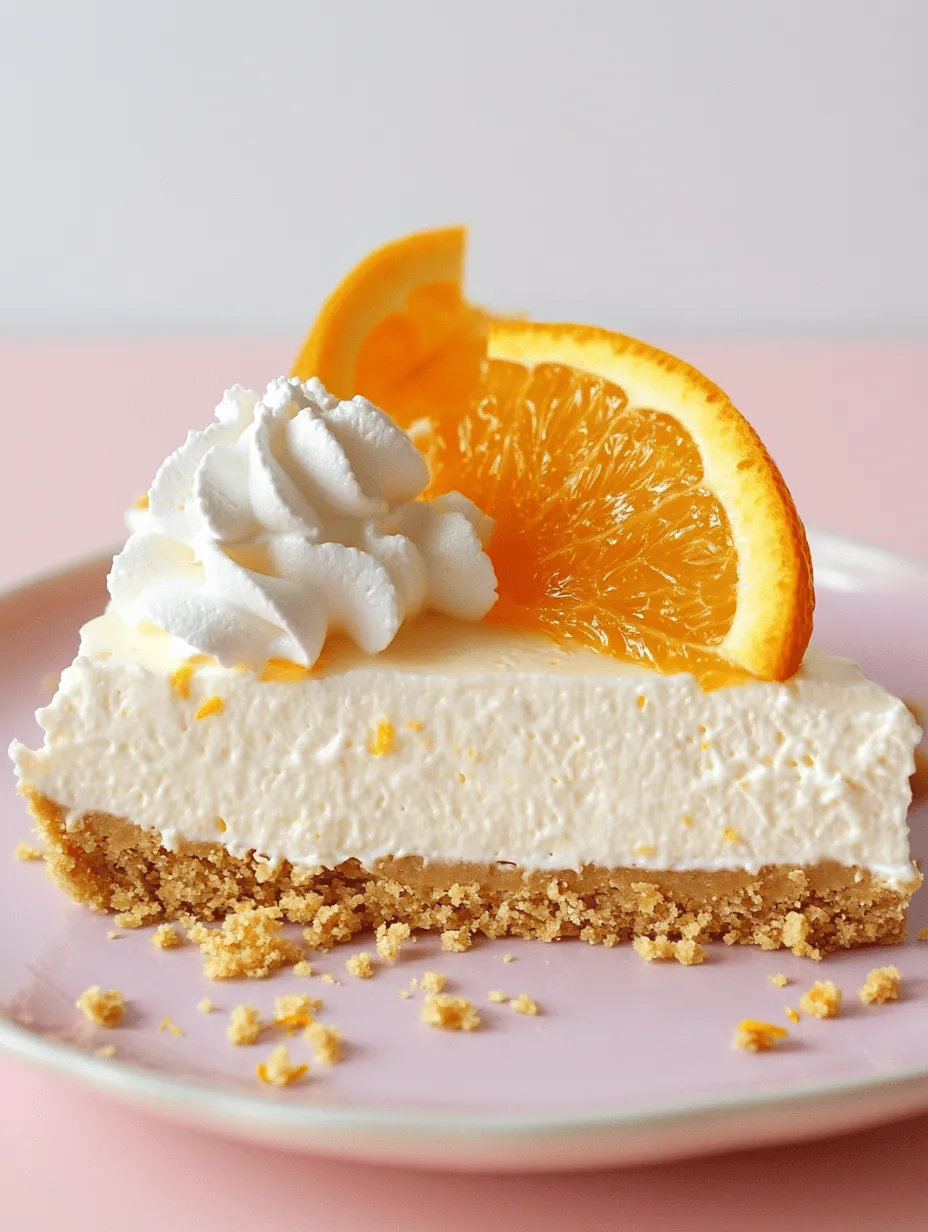 If you’re searching for a dessert that combines the nostalgic flavors of summer with the ease of no-bake preparation, look no further than the No-Bake Orange Creamsicle Cheesecake. This delightful treat captures the essence of those classic orange creamsicle popsicles we all enjoyed as children, blending the tangy citrus notes with the rich creaminess of cheesecake. With its refreshing flavor profile, this cheesecake is perfect for warm-weather gatherings, family barbecues, or simply as a sweet indulgence that requires minimal effort.