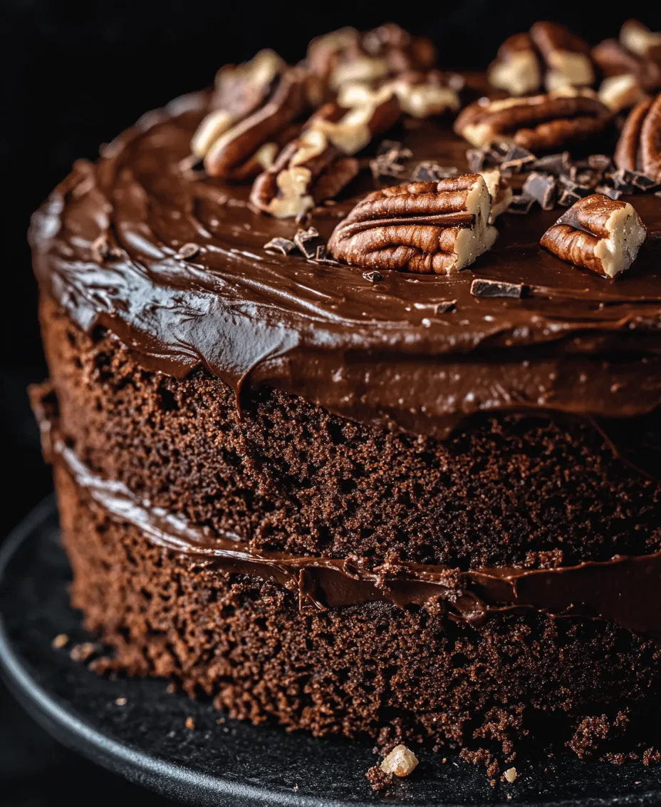 To achieve the ultimate Decadent Chocolate Pecan Cake, it is crucial to understand the role of each ingredient. Each component contributes to the cake's unique flavor and texture, making it a standout dessert. Let’s explore the key ingredients that make this cake exceptional: