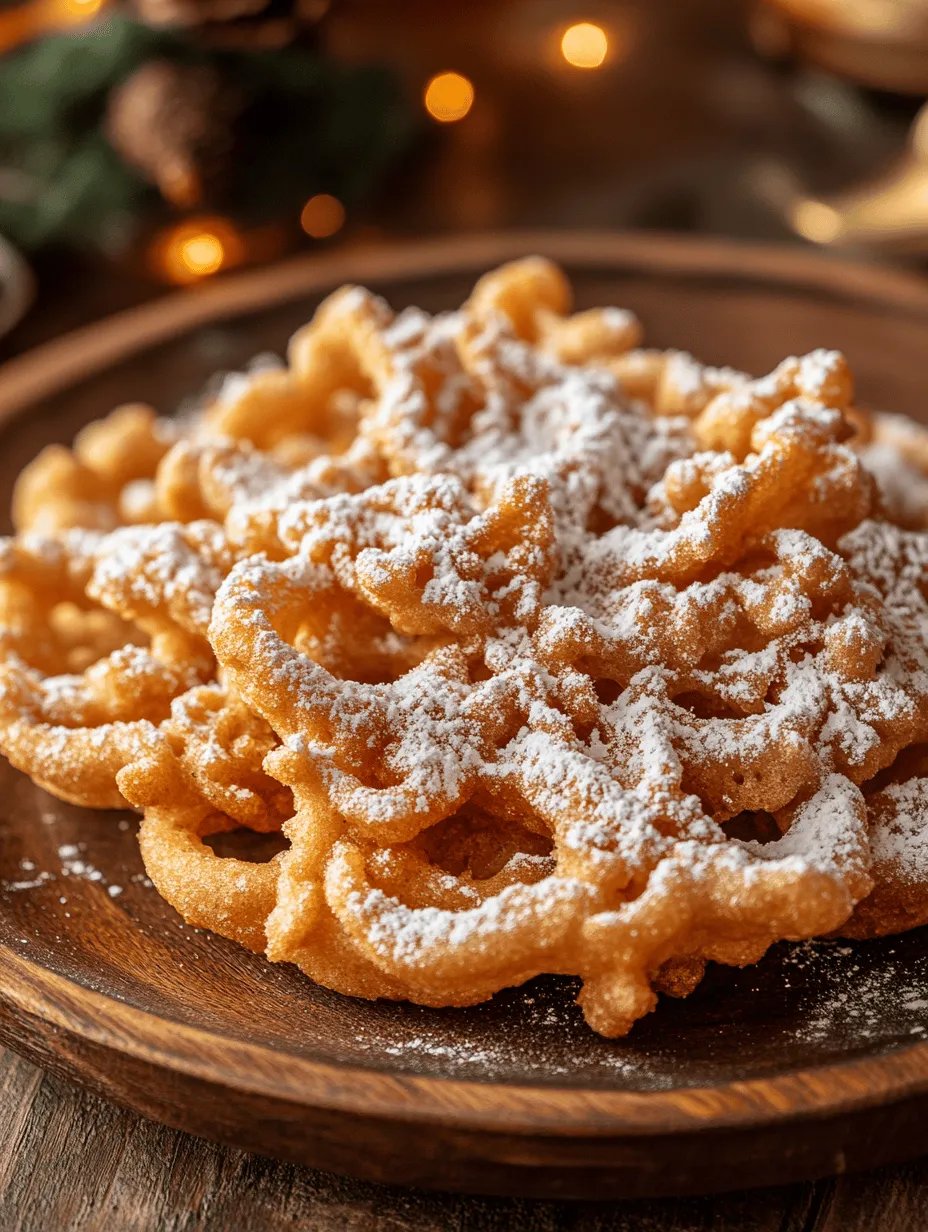 The story of funnel cake dates back to medieval Europe, where similar fried dough confections were being enjoyed. Known as "Strauben" in Germany, these crispy delights were made from a simple batter and fried until golden, often enjoyed during festivals and fairs. The tradition of frying dough and sprinkling it with sugar was carried over to America by German immigrants in the 19th century, where it quickly became a staple at county fairs and local festivals.