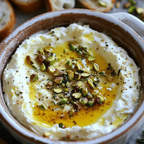 Baked ricotta is a culinary gem that combines simplicity and sophistication, making it a versatile dish perfect for any occasion, whether as a delightful appetizer, a luxurious brunch centerpiece, or an indulgent addition to your dinner table. This creamy, dreamy cheese dish can be personalized in numerous ways, but one of the most enchanting variations is the sweet and savory baked ricotta with honey and pistachios. This recipe offers a unique twist, balancing the rich, creamy flavor of ricotta with the natural sweetness of honey and the delightful crunch of pistachios.