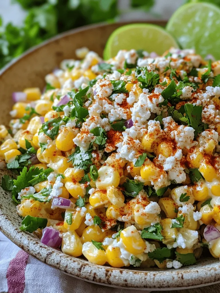 Mexican street corn, known as "elote," is much more than just a popular snack; it’s a vibrant cultural icon that embodies the spirit of Mexico. Found bustling in markets and street corners, elote is grilled corn on the cob slathered with creamy sauces, sprinkled with cheese, and dusted with spices, making it a beloved treat for locals and tourists alike. The rich flavors and festive presentation of this dish not only satisfy cravings but also bring people together, showcasing the lively essence of Mexican culinary traditions.