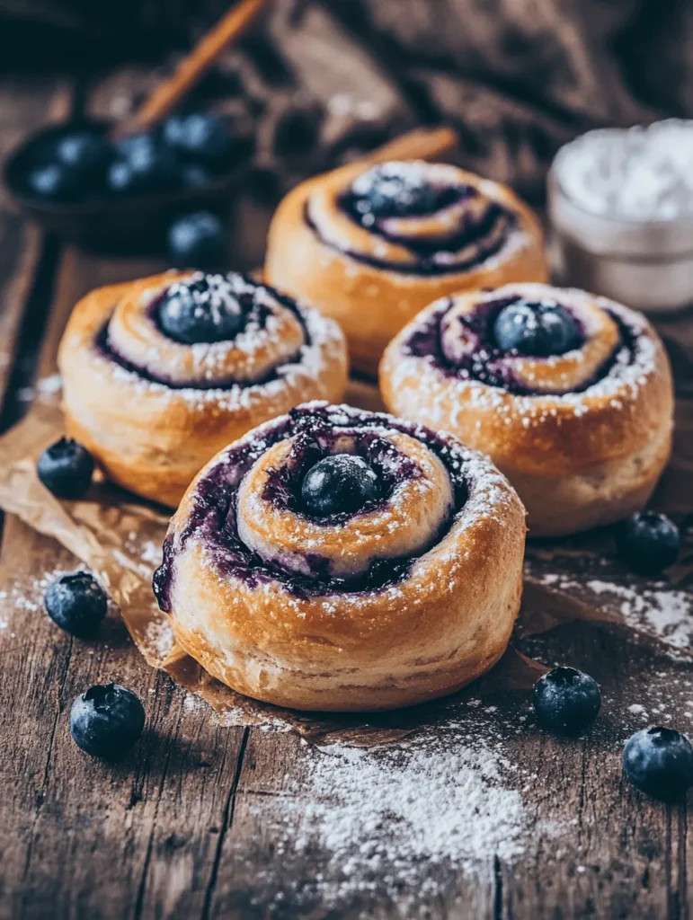 Imagine waking up to the enticing aroma of freshly baked blueberry sweet rolls wafting through your kitchen. The soft, fluffy texture of these rolls, infused with the natural sweetness of ripe blueberries, is enough to make anyone's mouth water. Topped with a creamy frosting that perfectly complements the tartness of the berries, these sweet rolls are not just a breakfast item; they can be enjoyed as a delightful brunch treat or even a satisfying dessert.