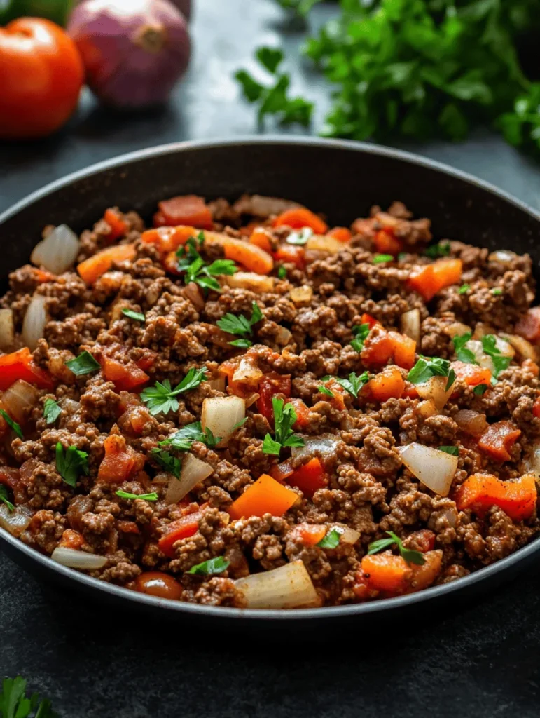 Beef dishes hold a special place in the hearts and homes of many, celebrated for their rich flavors, satisfying textures, and versatility. From sumptuous steaks to hearty stews, beef serves as the foundation for a plethora of delicious meals that can fit any occasion. One particular recipe that stands out among the multitude is a comforting supper with beef, which combines the savory goodness of ground beef with fresh vegetables and aromatic spices. This dish is not only easy to prepare, but it also brings a sense of warmth and satisfaction that can make any weeknight feel special.