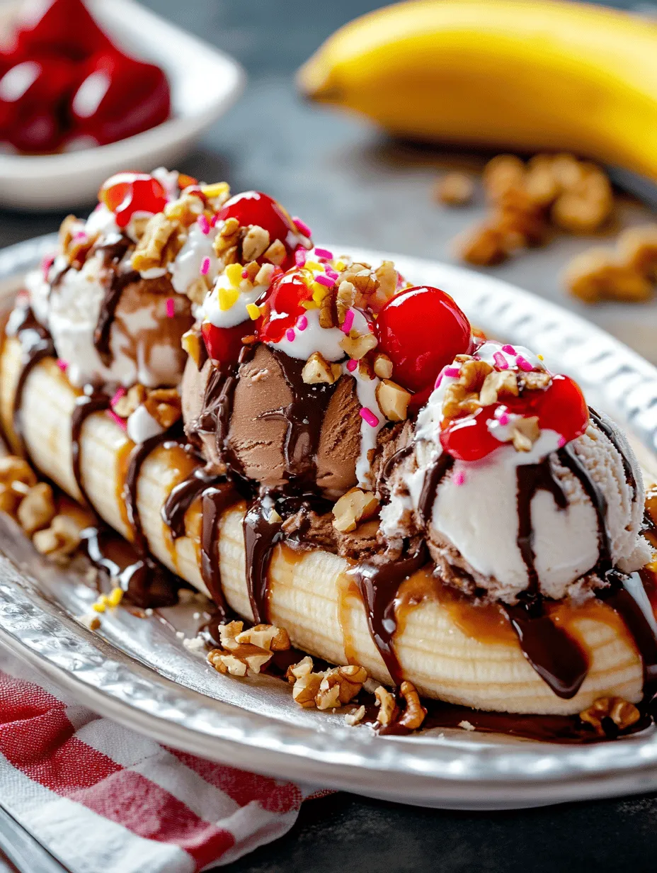 The banana split, a beloved classic dessert, has been a staple in ice cream parlors and family kitchens for generations. Its combination of ripe bananas, creamy ice cream, and a medley of toppings creates a symphony of flavors and textures that tantalize the taste buds. This indulgent treat has a rich history that dates back to the early 1900s, making it not just a dessert but a nostalgic experience for many. As we continue to embrace simplicity in our culinary endeavors, the demand for quick and delightful recipes has surged—especially for those special occasions or everyday moments that deserve a sweet touch.
