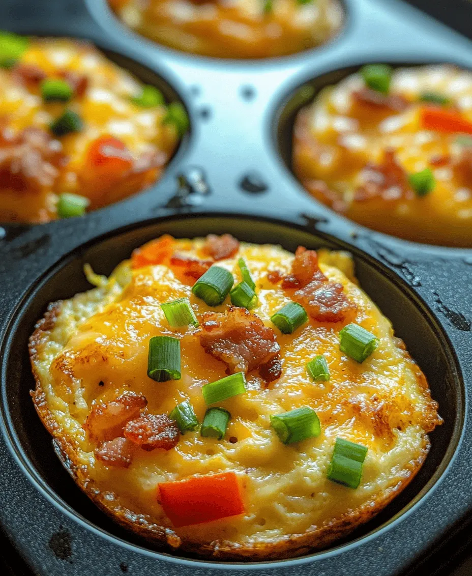 When it comes to crafting the perfect Cheesy Bacon Egg Muffin, the choice of ingredients is paramount. Each component contributes its unique flavor profile and nutritional value, ensuring that your breakfast not only tastes great but also supports your health. Let’s take a closer look at the core ingredients that make these muffins a standout choice.