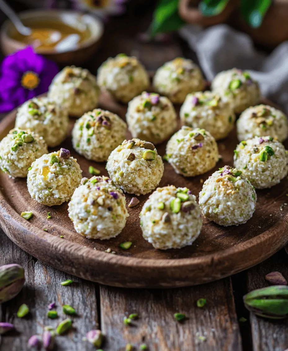 If you're on the lookout for an indulgent yet simple dessert that captures the essence of creamy richness and nutty crunch, look no further than Ricotta Pistachio Honey Bites. This delectable treat combines the smooth, velvety texture of ricotta cheese with the earthy, buttery flavor of pistachios, all sweetened with the natural goodness of honey. It's a harmonious blend that not only tantalizes the taste buds but also provides a delightful contrast in textures.