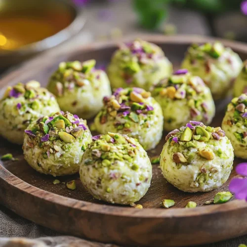 If you're on the lookout for an indulgent yet simple dessert that captures the essence of creamy richness and nutty crunch, look no further than Ricotta Pistachio Honey Bites. This delectable treat combines the smooth, velvety texture of ricotta cheese with the earthy, buttery flavor of pistachios, all sweetened with the natural goodness of honey. It's a harmonious blend that not only tantalizes the taste buds but also provides a delightful contrast in textures.