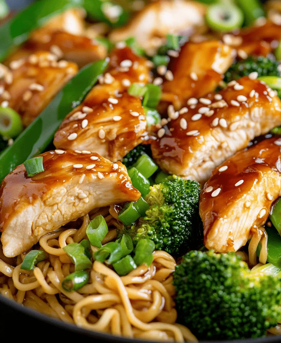 Welcome to a culinary journey that tantalizes the taste buds and satisfies the soul! Today, we will be exploring the delightful dish known as Chicken Teriyaki Noodles. This vibrant meal harmoniously blends the savory flavors of chicken teriyaki with the comforting texture of ramen noodles, creating a dish that is not only delicious but also visually appealing. The combination of tender chicken, fresh vegetables, and a rich, glossy sauce makes this recipe a go-to for family dinners, gatherings with friends, or even a quick weeknight meal.