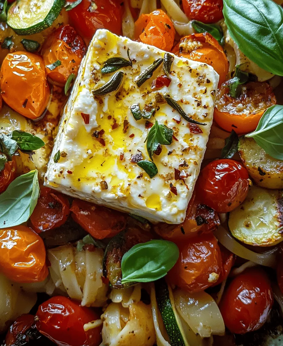 In recent years, the culinary world has witnessed a surge in vibrant, visually appealing dishes that not only satisfy the palate but also create a feast for the eyes. One such dish that has captured the hearts of home cooks and food enthusiasts alike is <strong>Baked Feta Pasta</strong>. This delightful dish gained immense popularity on social media platforms, particularly TikTok and Instagram, where food lovers share their culinary creations in visually stunning posts. The appeal of Baked Feta Pasta lies in its simplicity, vibrant flavors, and the delightful combination of baked feta cheese nestled among an array of fresh vegetables.” /></p>
</p>
<h2>Cooking Pasta to Al Dente Perfection</h2>
</p>
<p>To achieve pasta that is perfectly cooked, the key is to master the technique of cooking it to al dente. Al dente, which means “to the tooth” in Italian, refers to pasta that is cooked until it is firm to the bite. Here’s how to achieve this perfect texture:</p>
</p>
<p>1. <strong>Use Plenty of Water</strong>: Begin by filling a large pot with water. The general rule is to use about four to six quarts of water for every pound of pasta. This allows the pasta to move freely and prevents sticking.</p>
</p>
<p>2. <strong>Salt the Water</strong>: Once the water is boiling, add a generous amount of salt—about one to two tablespoons. The salinity of the water helps flavor the pasta as it cooks.</p>
</p>
<p>3. <strong>Timing is Key</strong>: Add the pasta to the boiling water and stir briefly to prevent sticking. Check the package for cooking times, but start tasting the pasta a minute or two before the suggested time. It should be tender yet still firm in the center.</p>
</p>
<p>4. <strong>Drain Properly</strong>: When the pasta reaches the desired doneness, reserve a cup of pasta water before draining it in a colander. This starchy water can be useful later for adjusting the sauce’s consistency.</p>
</p>
<h2>Combining Ingredients</h2>
</p>
<p>Once your pasta is perfectly cooked, it’s time to combine it with the baked feta mixture. Here’s how to do it effectively for optimal flavor integration:</p>
</p>
<p>1. <strong>Combine the Baked Feta Mixture and Pasta</strong>: In a large mixing bowl, add the drained pasta to the baking dish containing the baked feta, tomatoes, and any other roasted vegetables. Gently toss to combine, ensuring that the pasta is coated evenly with the delicious sauce created from the melted feta and roasted vegetables.</p>
</p>
<p>2. <strong>Adjust Consistency</strong>: If the mixture appears dry, gradually add some reserved pasta water, one tablespoon at a time, until you reach your desired consistency. This will help the sauce cling to the pasta, enhancing every bite.</p>
</p>
<p>3. <strong>Taste and Adjust</strong>: Before serving, taste the mixture and adjust seasoning if necessary. A pinch of salt or a dash of freshly cracked pepper can elevate the flavor profile significantly.</p>
</p>
<h2>Flavor Enhancements</h2>
</p>
<p>To take your Baked Feta Pasta to the next level, consider these enhancements:</p>
</p>
<h3>Herbs and Spices</h3>
</p>
<p>Adding fresh herbs and spices can significantly change the flavor dynamics of your dish:</p>
</p>
<p>– <strong>Thyme or Rosemary</strong>: These herbs complement the feta and tomatoes beautifully. A sprinkle of fresh thyme leaves or finely chopped rosemary can add aromatic depth.</p>
<p>– <strong>Crushed Red Pepper Flakes</strong>: For those who enjoy a kick, adding a pinch of crushed red pepper flakes can introduce a delightful heat that balances the creaminess of the feta.</p>
</p>
<h3>Protein Additions</h3>
</p>
<p>To transform this meal into a heartier option, consider incorporating protein:</p>
</p>
<p>– <strong>Grilled Chicken</strong>: Sliced grilled chicken breast can add a savory element and turn your dish into a complete meal.</p>
<p>– <strong>Chickpeas or White Beans</strong>: For a vegetarian protein boost, consider adding canned chickpeas or white beans. They not only increase the protein content but also provide a lovely texture.</p>
</p>
<h2>Serving Suggestions</h2>
</p>
<p>Presentation plays a crucial role in enhancing the dining experience. Here are some creative serving ideas:</p>
</p>
<h3>Plate Presentation</h3>
</p>
<p>1. <strong>Garnish</strong>: After plating your Baked Feta Pasta, consider garnishing with a few fresh basil leaves. This adds a pop of color and freshness to the dish.</p>
<p>2. <strong>Drizzle of Olive Oil</strong>: A light drizzle of high-quality extra virgin olive oil over the top just before serving can enhance the flavors and provide a beautiful sheen.</p>
</p>
<h3>Accompaniments</h3>
</p>
<p>Pairing the dish with appropriate sides can elevate the meal:</p>
</p>
<p>– <strong>Side Salad</strong>: A simple mixed greens salad with a tangy vinaigrette can provide a refreshing contrast to the richness of the pasta.</p>
<p>– <strong>Crusty Bread</strong>: Serve with a side of warm, crusty bread to soak up any leftover sauce—a simple yet satisfying addition.</p>
</p>
<h2>Nutritional Insights</h2>
</p>
<p>Understanding the nutritional benefits of the ingredients used in Baked Feta Pasta can enhance your appreciation of the dish:</p>
</p>
<h3>Health Benefits of Vegetables</h3>
</p>
<p>The vegetables in this recipe are not just for flavor; they pack a nutritional punch:</p>
</p>
<p>– <strong>Tomatoes</strong>: Rich in vitamins C and K, tomatoes are also a great source of antioxidants, particularly lycopene, which has been linked to numerous health benefits.</p>
<p>– <strong>Bell Peppers</strong>: These vibrant vegetables are high in vitamins A and C, contributing to immune health and skin health.</p>
<p>– <strong>Zucchini</strong>: Low in calories and high in water content, zucchini is a great way to add bulk to your meal without excess calories.</p>
</p>
<h3>Feta Cheese Nutrition</h3>
</p>
<p>Feta cheese contributes more than just flavor:</p>
</p>
<p>– <strong>Calcium</strong>: Feta is an excellent source of calcium, essential for maintaining bone health.</p>
<p>– <strong>Protein</strong>: It provides a good amount of protein, which is important for muscle repair and overall health.</p>
<p>– <strong>Lower Fat Option</strong>: Compared to many other cheeses, feta is lower in fat, making it a suitable choice for those looking to enjoy cheese while managing calorie intake.</p>
</p>
<h2>Conclusion</h2>
</p>
<p>Creating Baked Feta Pasta is not only a delight for the taste buds but also an easy and rewarding cooking experience. By mastering the art of cooking pasta to al dente perfection and creatively combining it with a flavorful baked mixture, you can whip up a dish that impresses both visually and gastronomically.</p>
</p>
<p>Embrace the versatility of this recipe by experimenting with various herbs, spices, and protein options. Enhance your dining experience with thoughtful presentation and complementary sides. Furthermore, you can feel good about the nutritious ingredients that contribute to a balanced meal.</p>
</p>
<p>So, gather your ingredients, preheat your oven, and dive into the adventure of home cooking with this delightful Baked Feta Pasta. Your kitchen is your canvas, and this dish is just the beginning of your culinary creativity. Enjoy every bite, and let the flavors inspire you to continue exploring the joys of cooking!</p>
<div id=